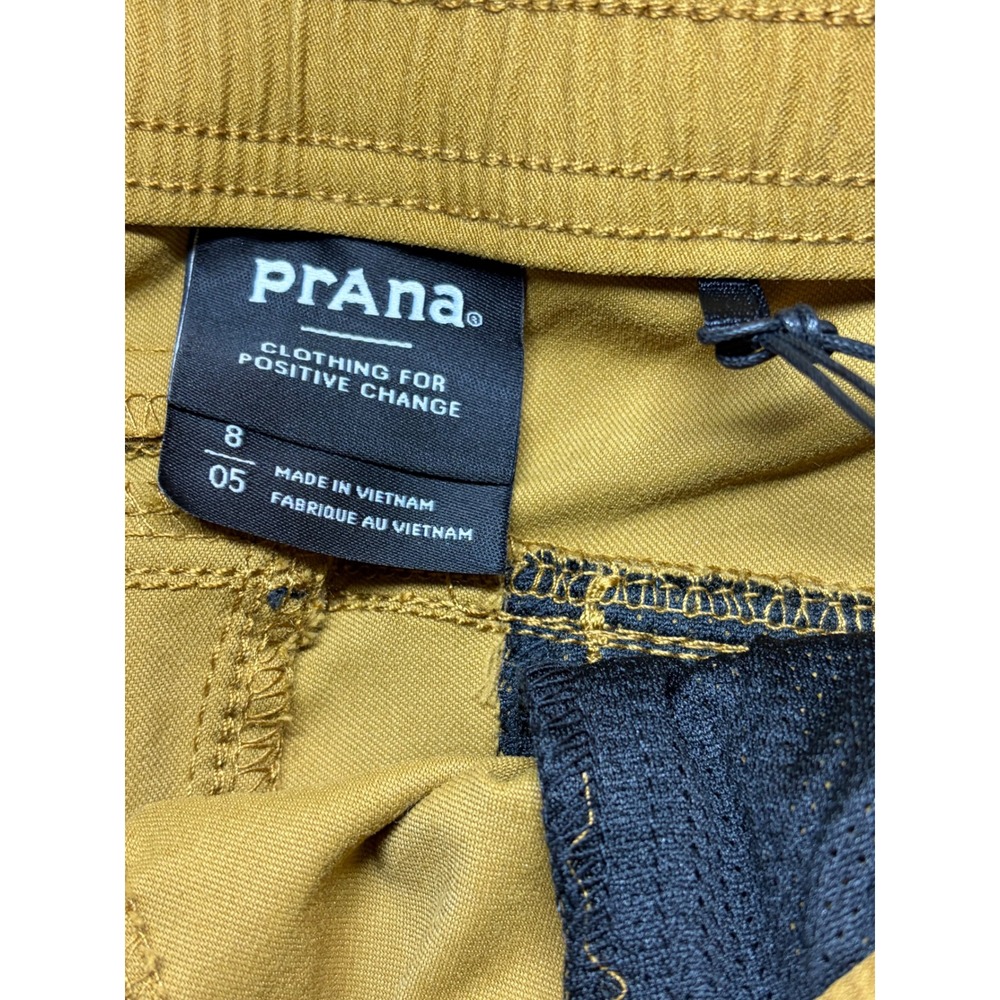 Prana Halle E-Waist Short II Antique Bronze Women Size 8 Hiking Shorts NWT - Picture 4 of 7